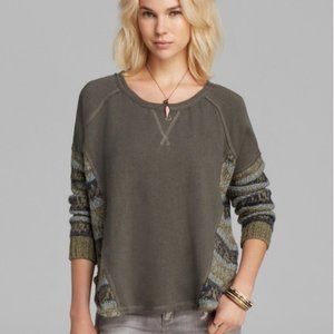 Free People Beautiful Sinner Pullover in Green